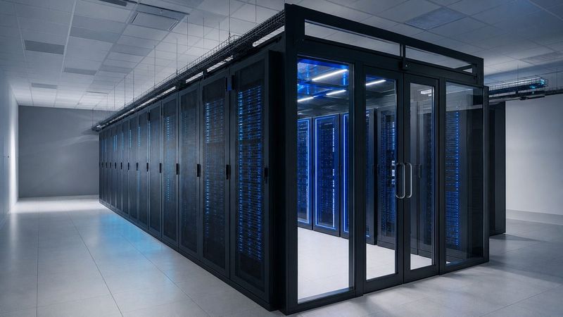 Aisle containment and racks